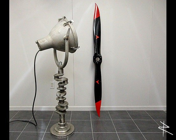 Flying Monkey American Ninja Airplane Propeller Display