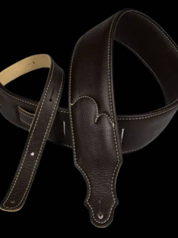 Franklin 2.5" Padded Glove Leather Chocolate/Natural