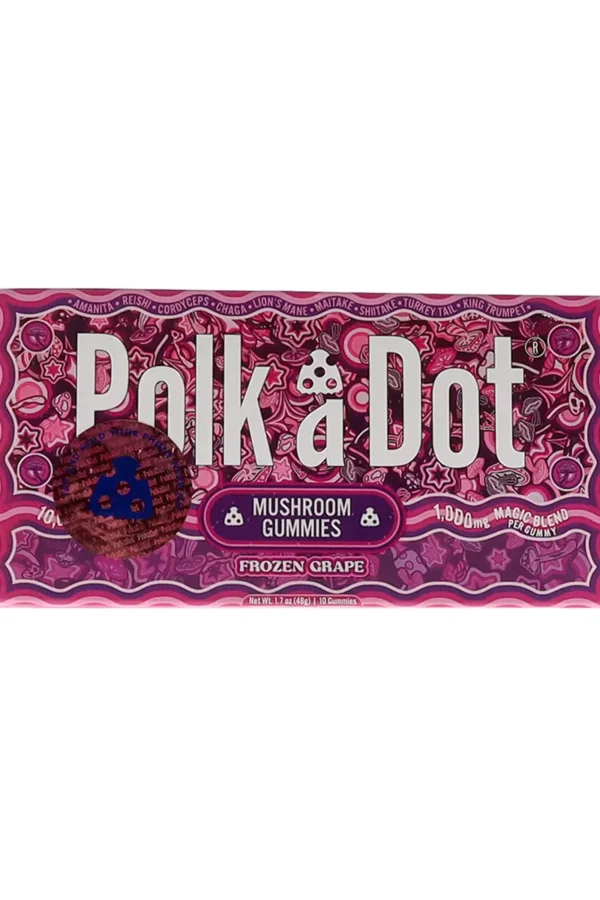 Frozen Grape PolkaDot Magic Mushroom Belgian Magic Blend Gummies