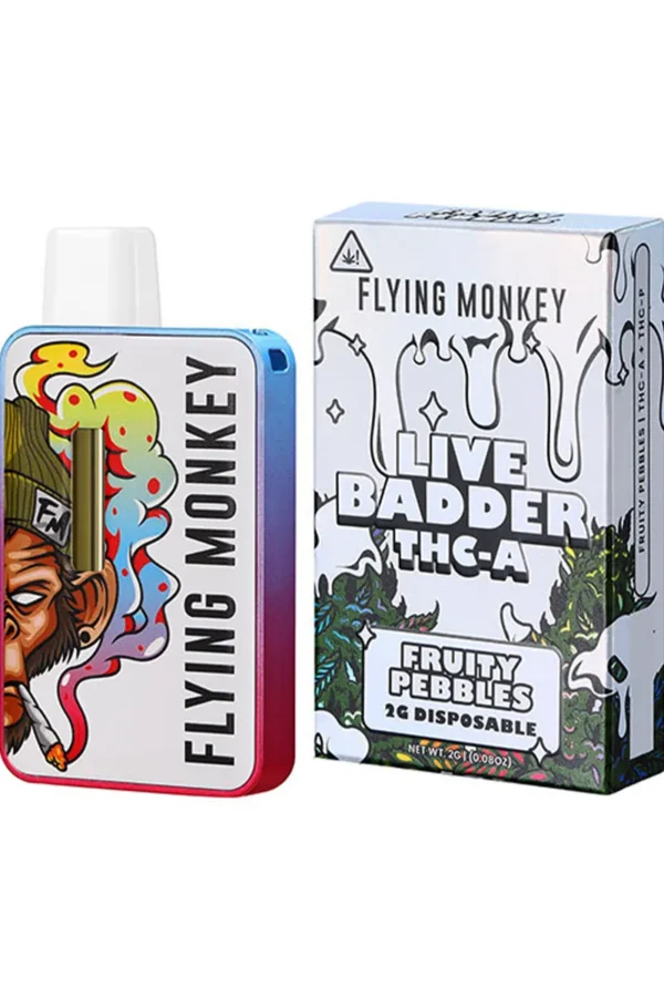 Fruity Pebbles Flying Monkey Live Badder THCA Disposable 2G