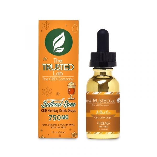 Full Spectrum Buttered Rum CBD Oil (No THC) (Copy)