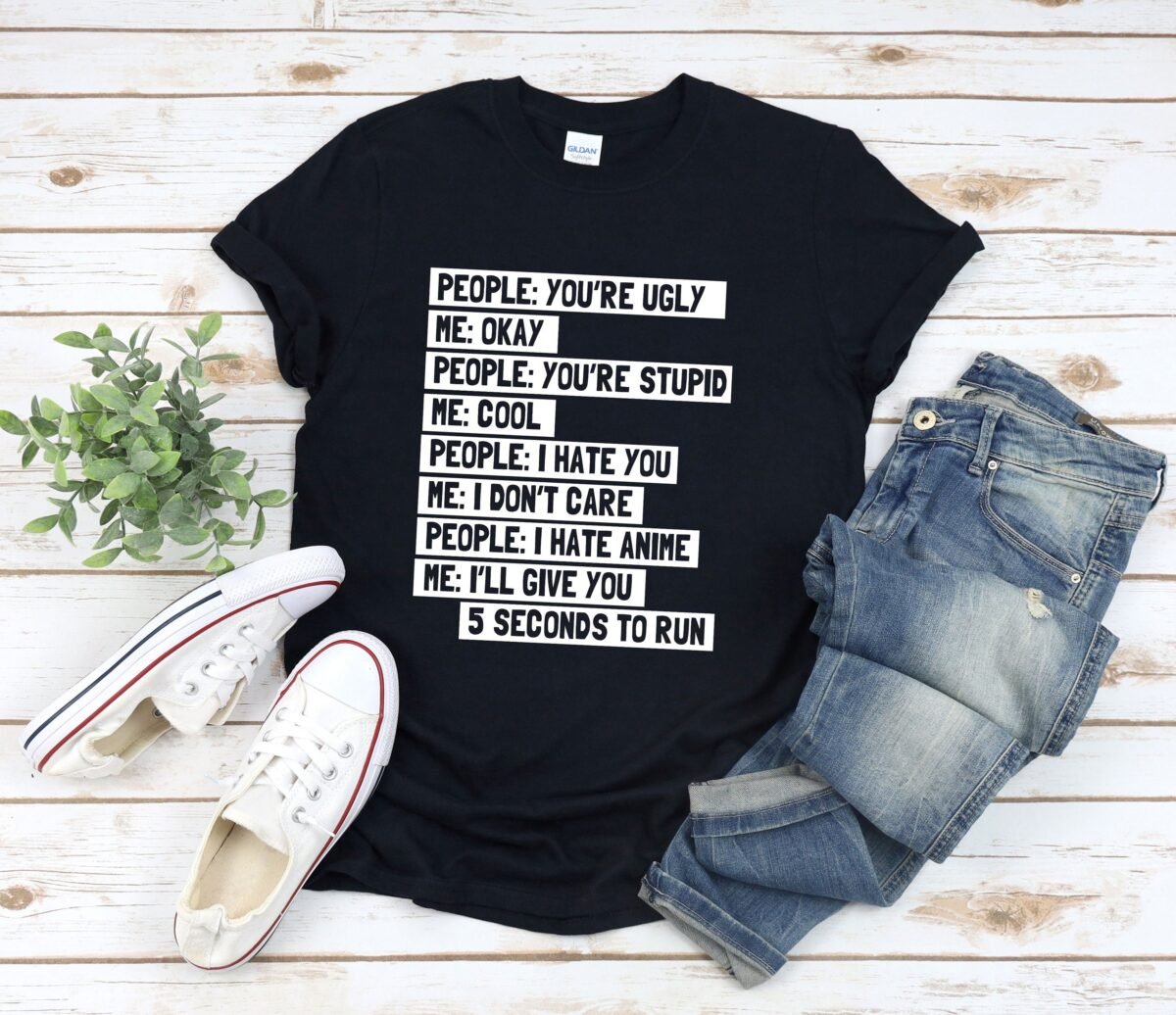 Funny Anime Shirt, Lover Japanese Otaku Quote T-Shirt, T Gifts