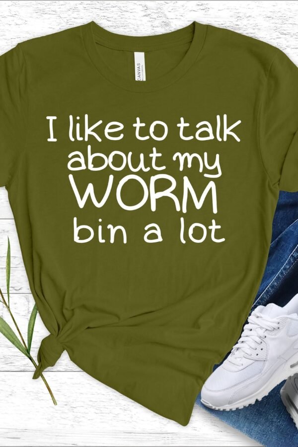 Funny Worm Shirt, Vermiposting Composting Worms Present Idea, Insect Lover Gift Ideas, Gardener Super Soft Unisex Tee Shirt