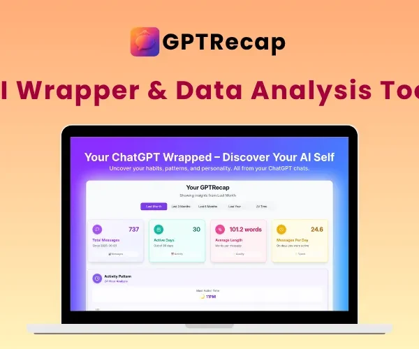 GPTRecap - AI Wrapper & Data Analysis Tool | Lifetime Access