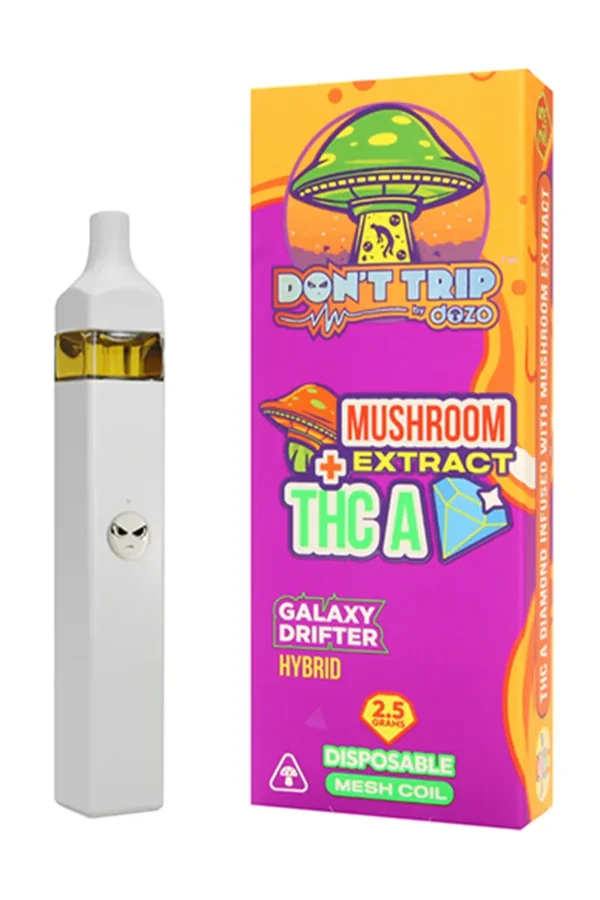 Galaxy Drifter Dozo Mushroom Extract + THC-A Disposable 2.5G