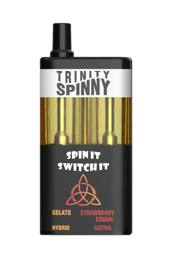 Gelato | Strawberry Cough Trinity Spinny Dual Flavor THCA Vape 6G
