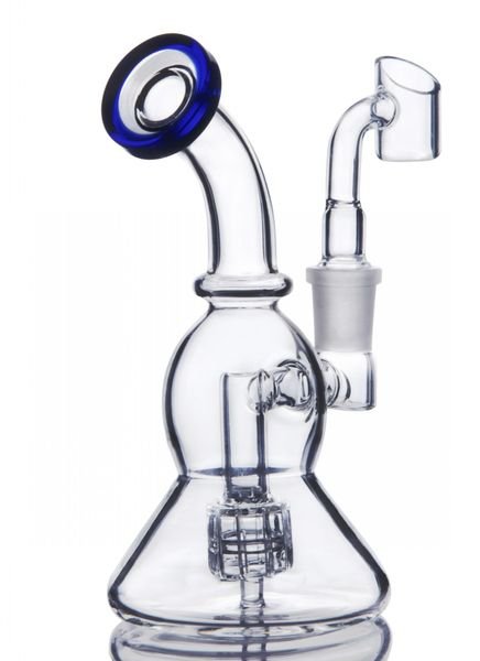 Glass Water Bongs Dab Rig Smoke water pipe Hookahs Unique Bong Heady Oil Rigs With 14mm banger