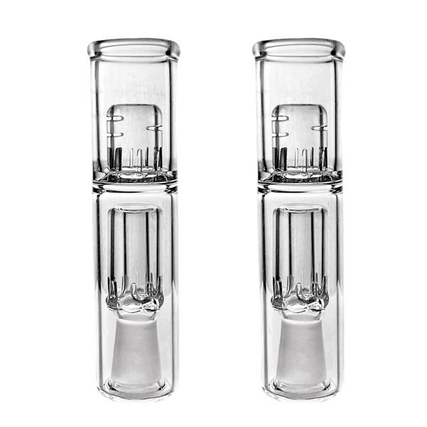 Glass bubbler smoking filter glass water tube for Arizer air solo Pa-x2 3 universal glass tube 14mm bong for Pinnacle Arizer GB-012