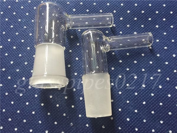Glass oil burner Vapor Whip Adapter Female or Male 90 Degree Large Hose in stock