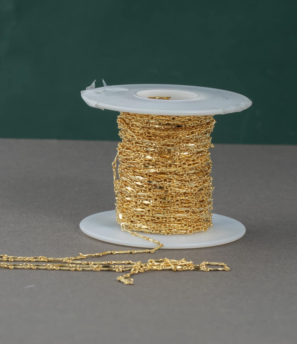 Gold Filled Flat Tubed Chain, 3 Plus 1 Oval Links, Wholesale, USA Made, Chain By Foot