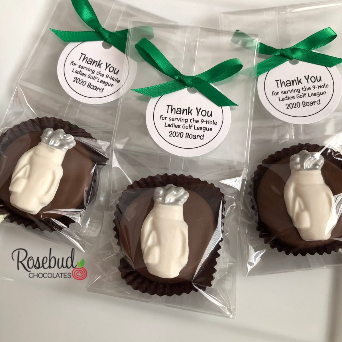 Golf Ball Bag Chocolate Covered Oreo Cookies Party Favors