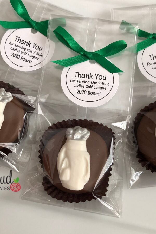 Golf Ball Bag Chocolate Covered Oreo Cookies Party Favors