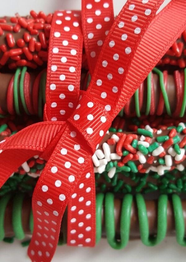 Gourmet Milk Chocolate Covered Pretzels - Holiday Christmas Boxed Gift Sets Custom Orders Corporate Boss Client Friend Family Gifts