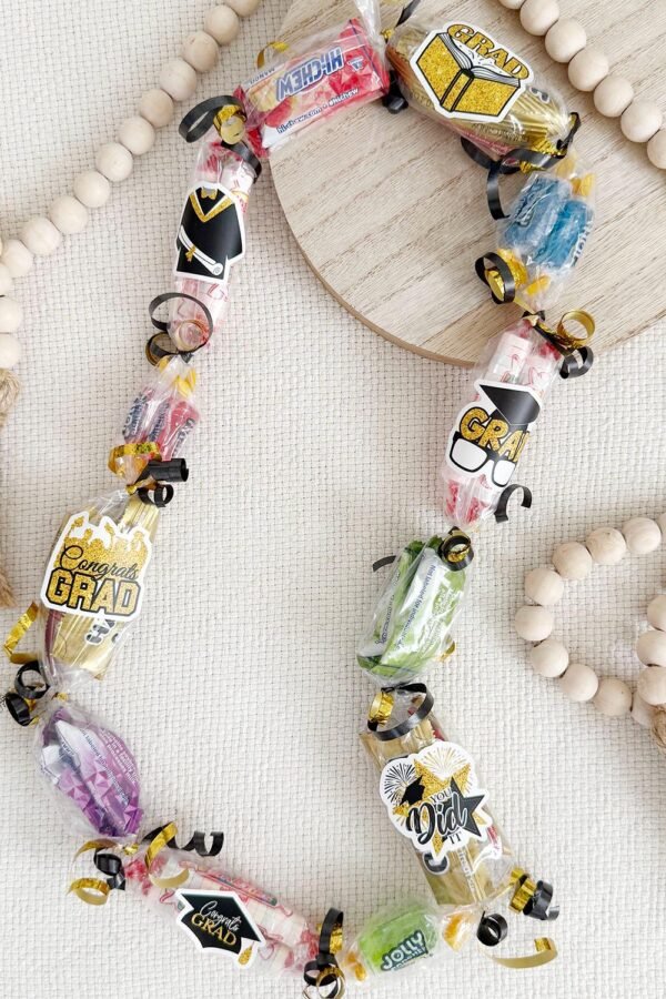 Graduation Candy Lei, Graduation Necklace, Grad Lei, Class Of 2025 Gift