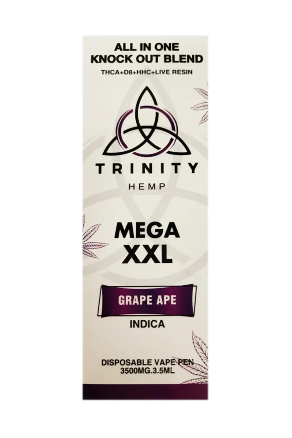 Grape Ape Trinity All In One Knockout Blend Mega XXL Disposable 3.5G