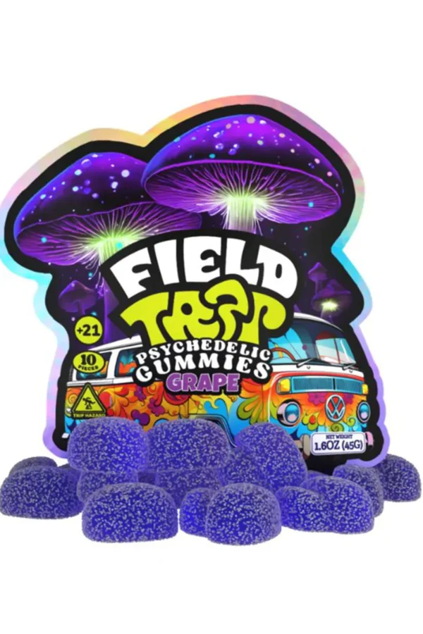 Grape Field Trip Psychedelic Mushroom Gummies