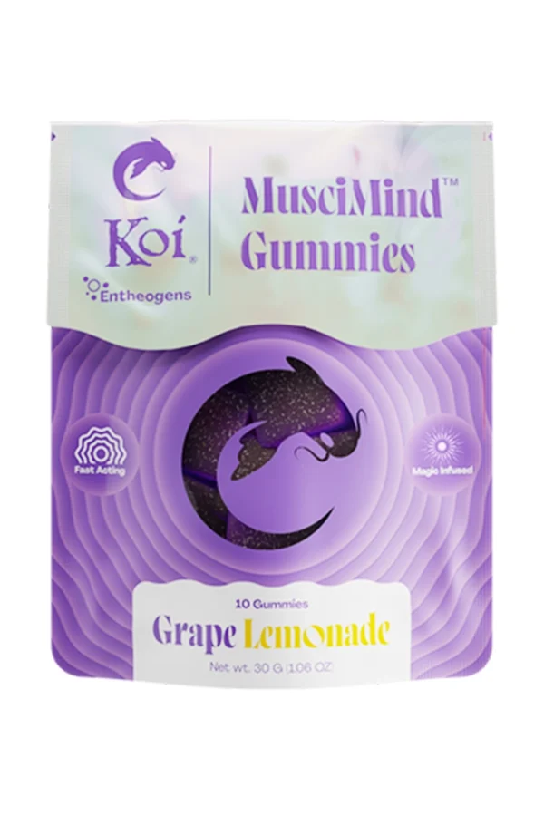Grape Lemonade Koi Psychedelic Muscimind Gummies 10ct 30g