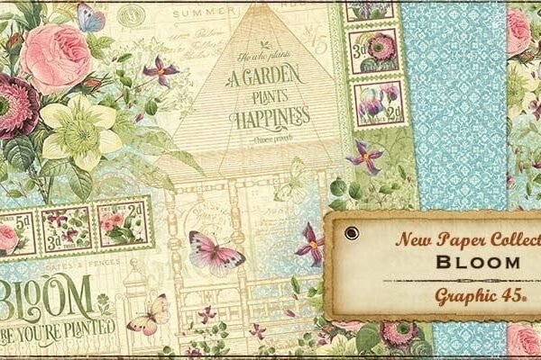 Graphic 45 Bloom 12x12 Papers