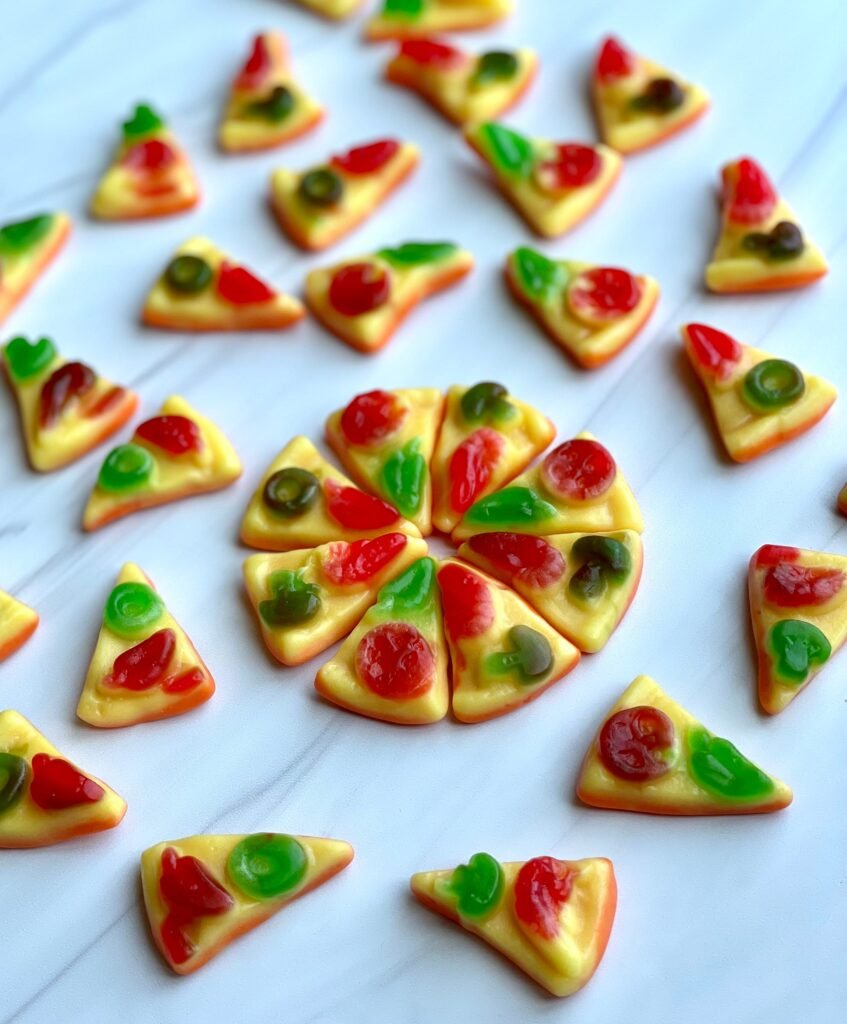 Gummies, Gummy Pizza, Candy, Candy Box, Cart, Jar, Bags, Bulk Buffet, Pizza Party