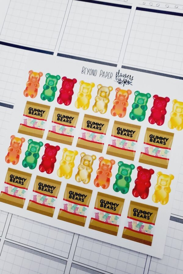 Gummy Bear Stickers