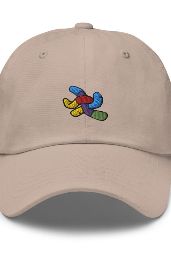 Gummy Worms Embroidered Dad Hat Chino Cotton Twill Cap