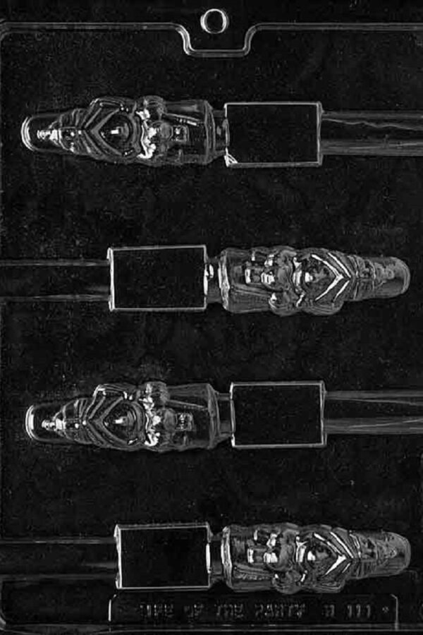 H111 Halloween Witch Pretzel Chocolate Candy Mold
