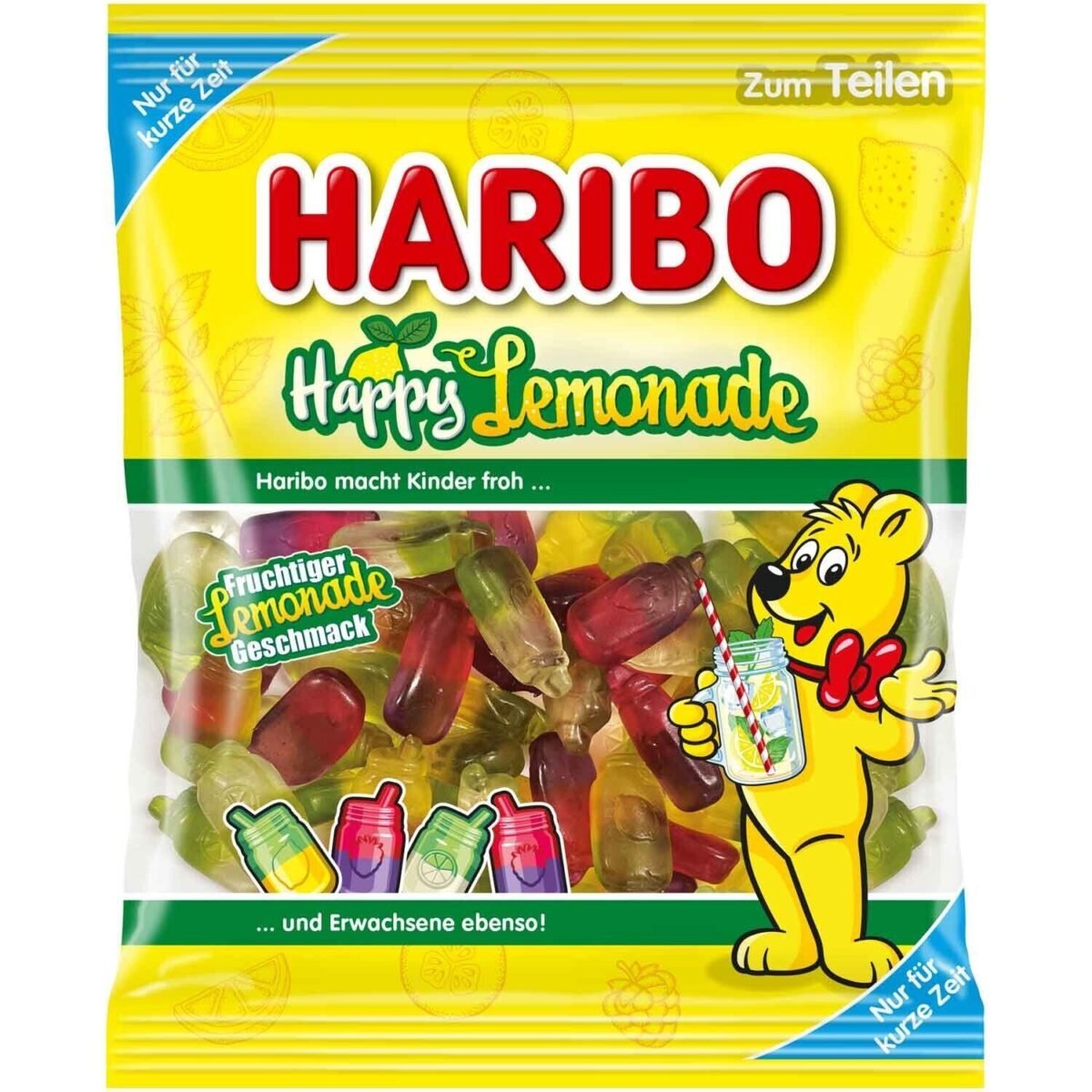 HARIBO Happy Lemonade gummies -175g -LIMITED SUMMER EDITION