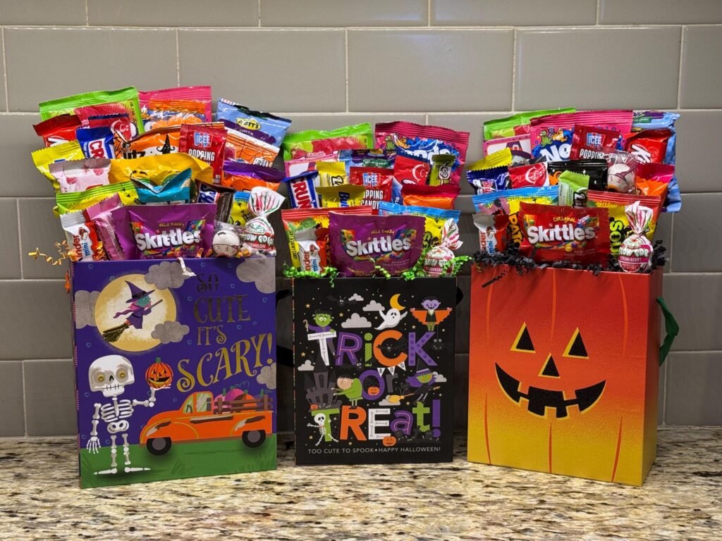 Halloween Candy Bouquets, Kids