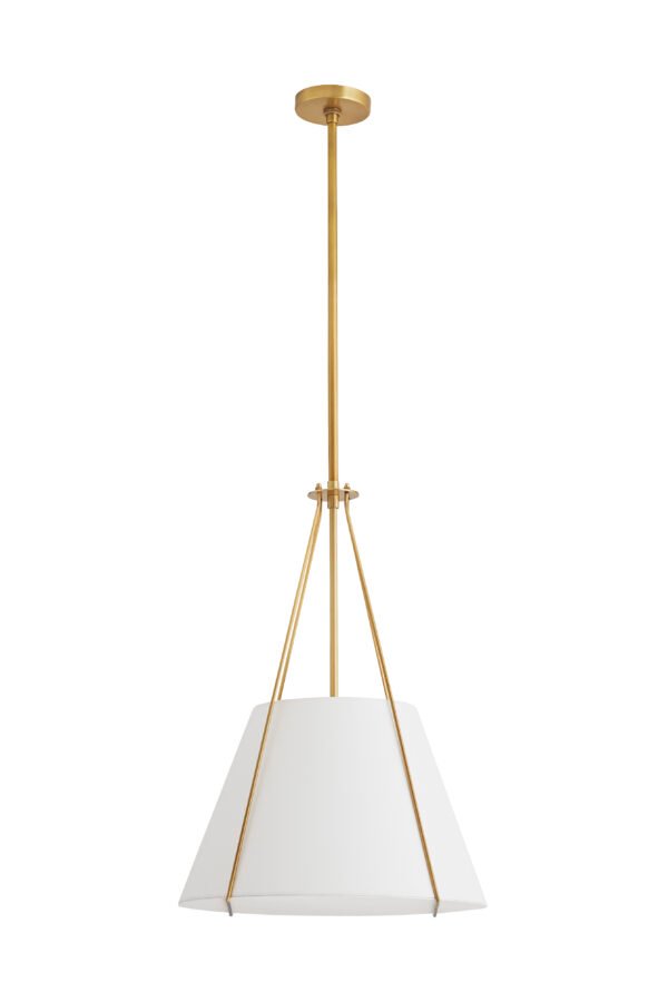 Heloise Antique Gold Brass Steel Pendant