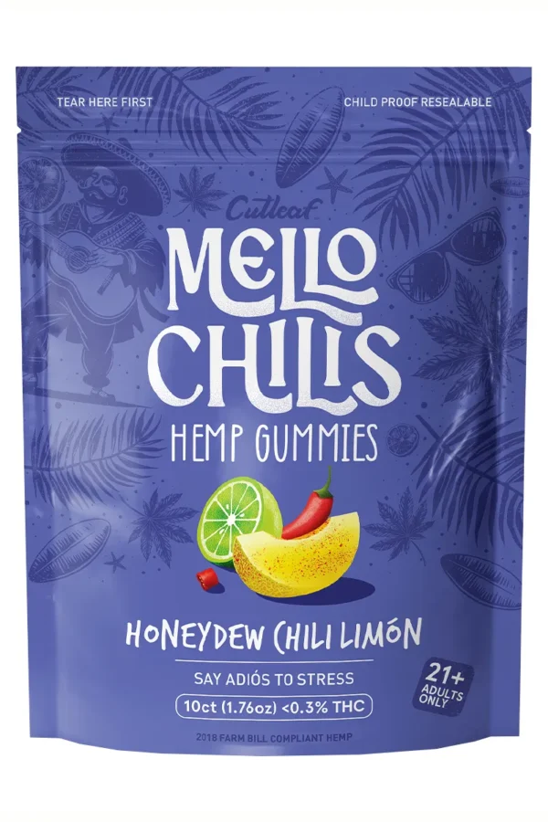 Honeydew Chili Limon Mello Chilis Hemp Gummies 10ct