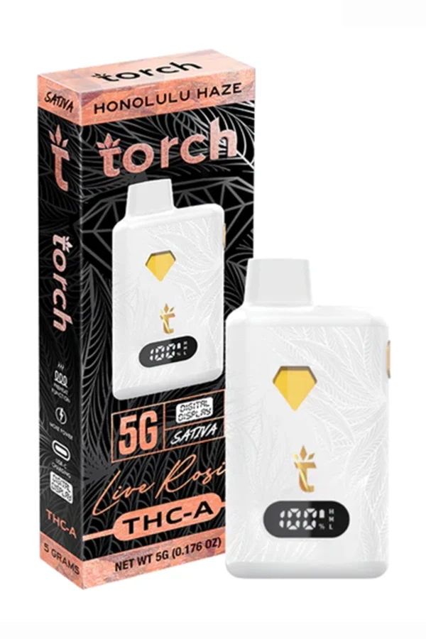 Honolulu Haze Torch Live Rosin THC-A Disposable 5G