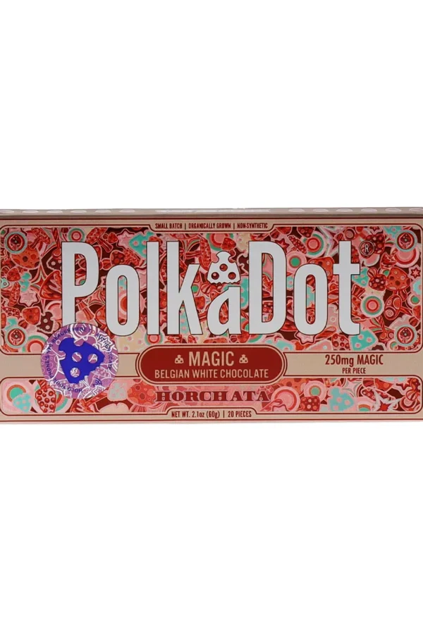 Horchata PolkaDot Magic Mushroom Belgian White Chocolate 250mg
