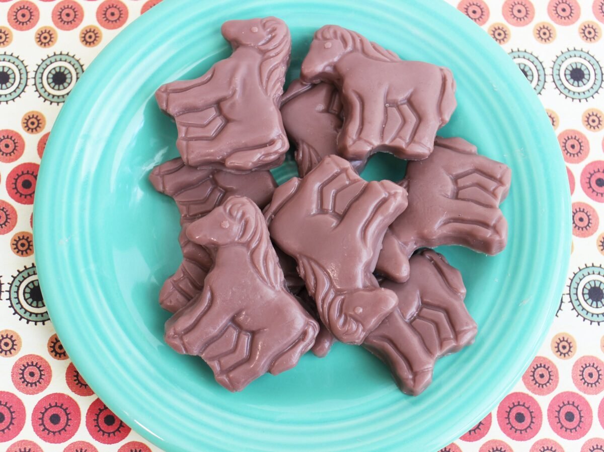 Horse Soap Set Chocolate Scented Favors, Vegan Friendly