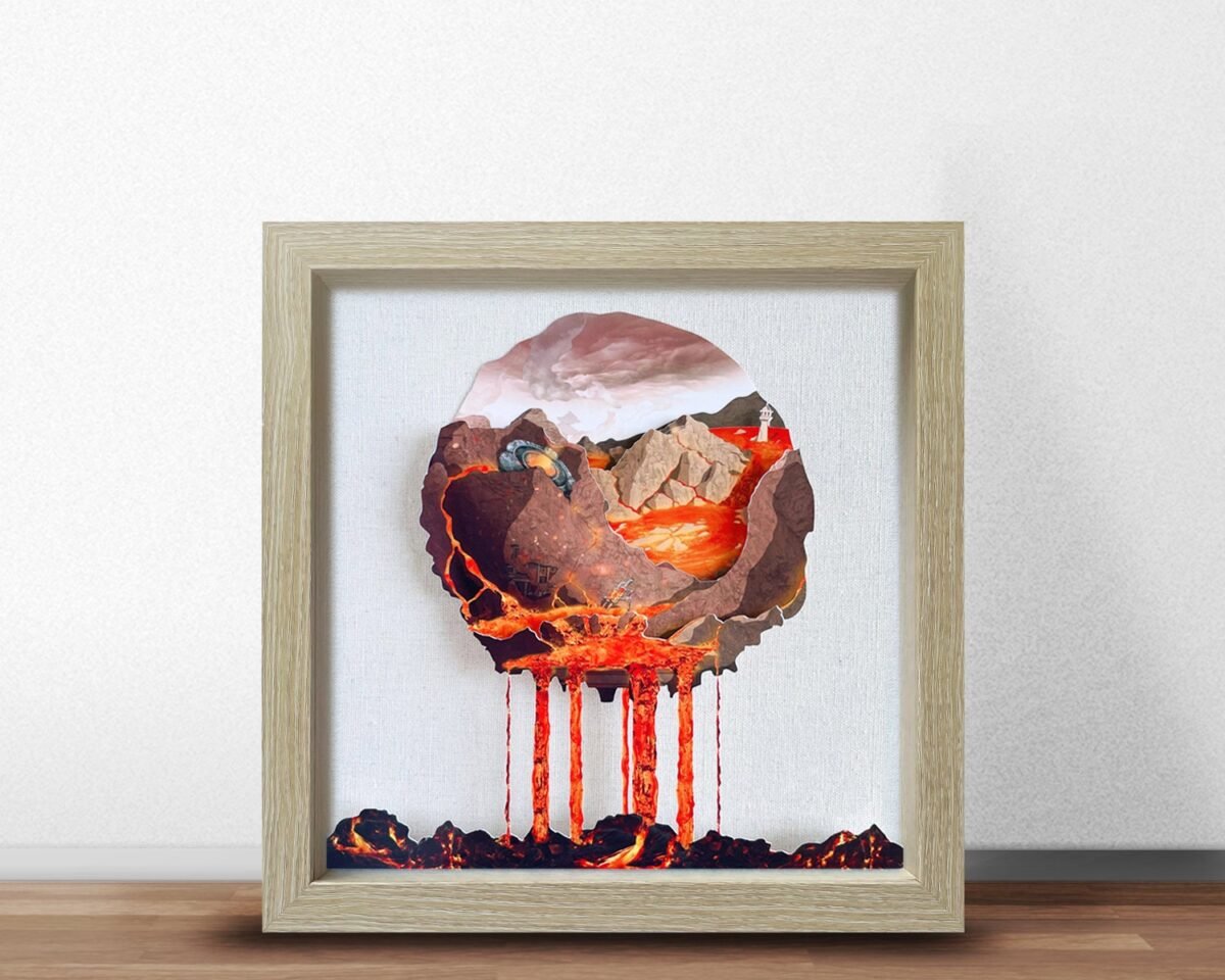 Ignis - Shadowbox Art