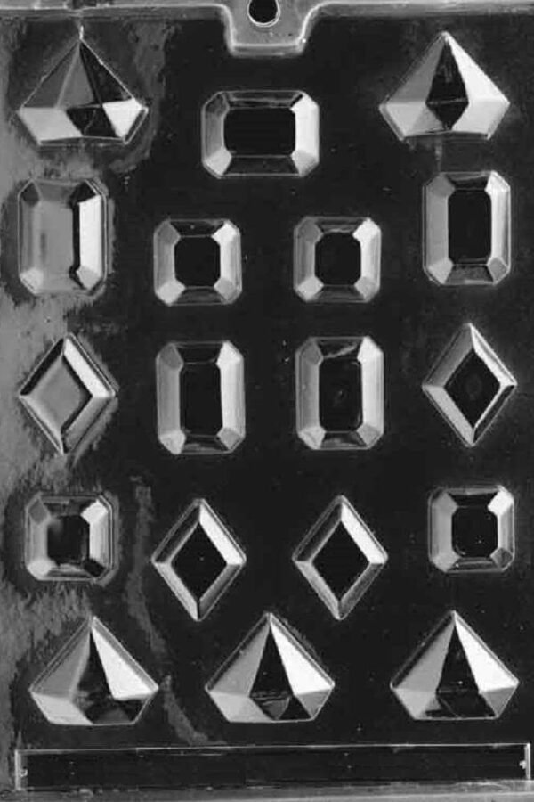 J025 Jewel Diamond Chocolate Candy Soap Mold