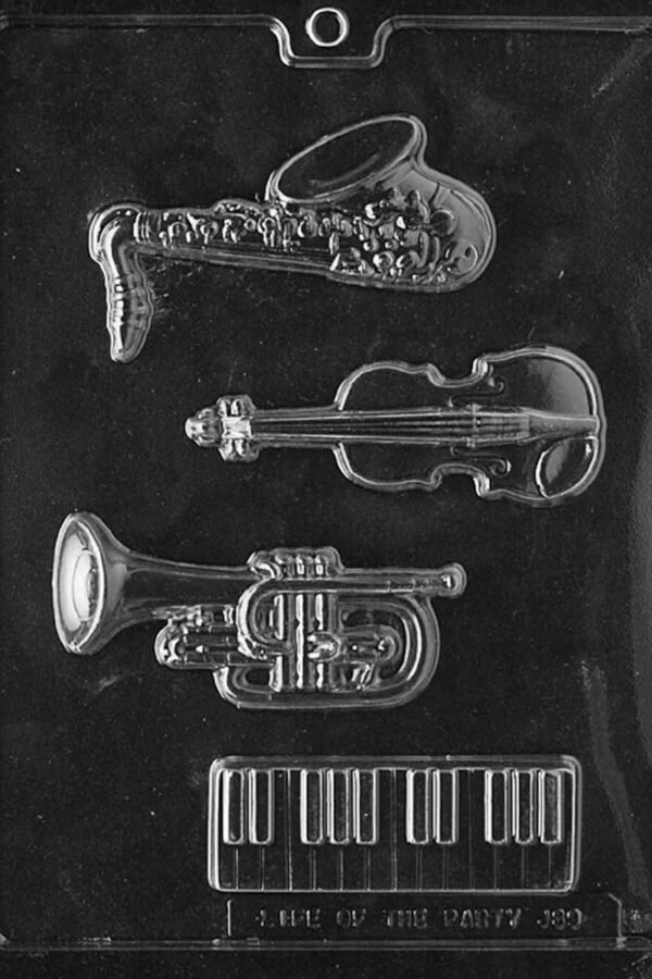J089 Musical Instrument Chocolate Candy Soap Mold