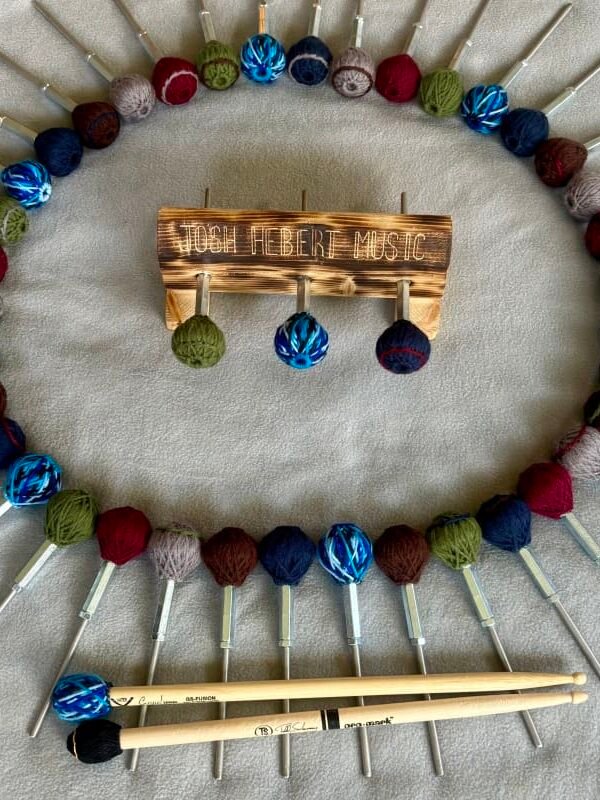Josh Hebert Music Bass Drum Beater Yarn Wrapped