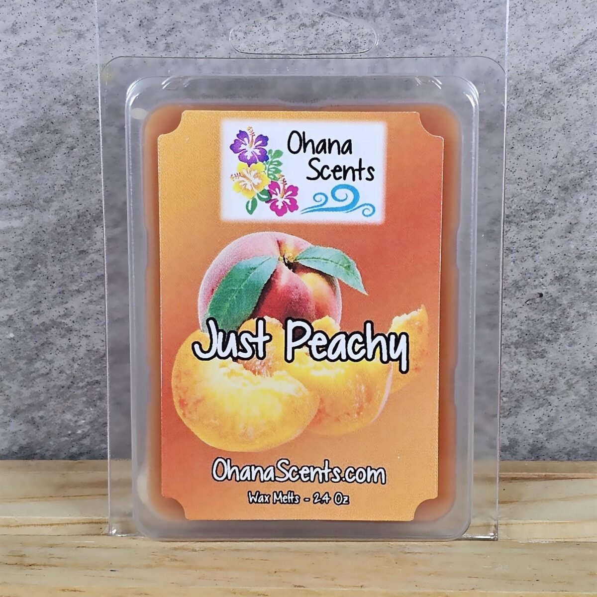 Just Peachy Scented Wax Melts, Peach Scented, Candy, Rings, Strong Long Lasting, Ohana Scents