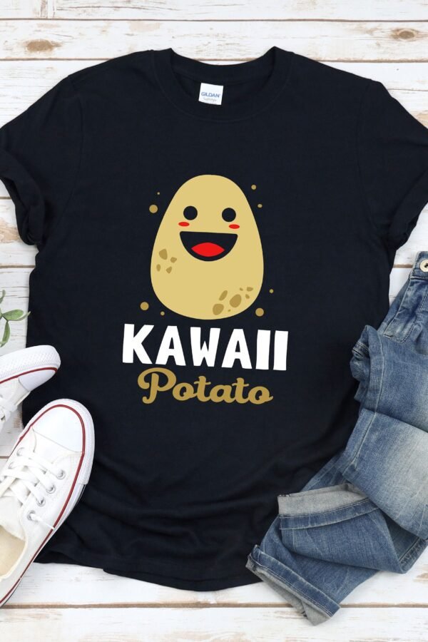 Kawaii Potato, Funny Anime Shirt, Otaku Potato Shirt Kawaii, Graphic Tee, Lover