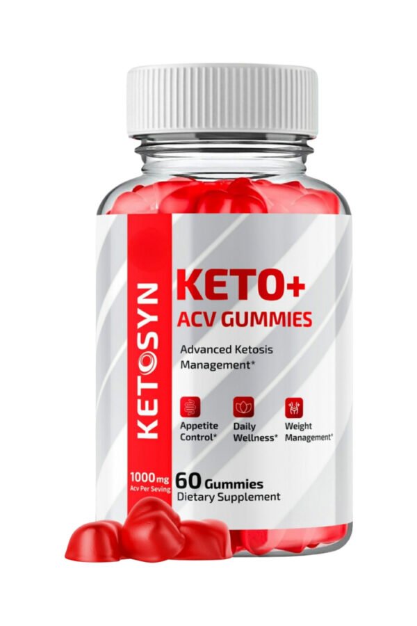 Ketosyn Keto ACV Gummies, Ketosyn Gummies Weight Loss - 60 Gummies