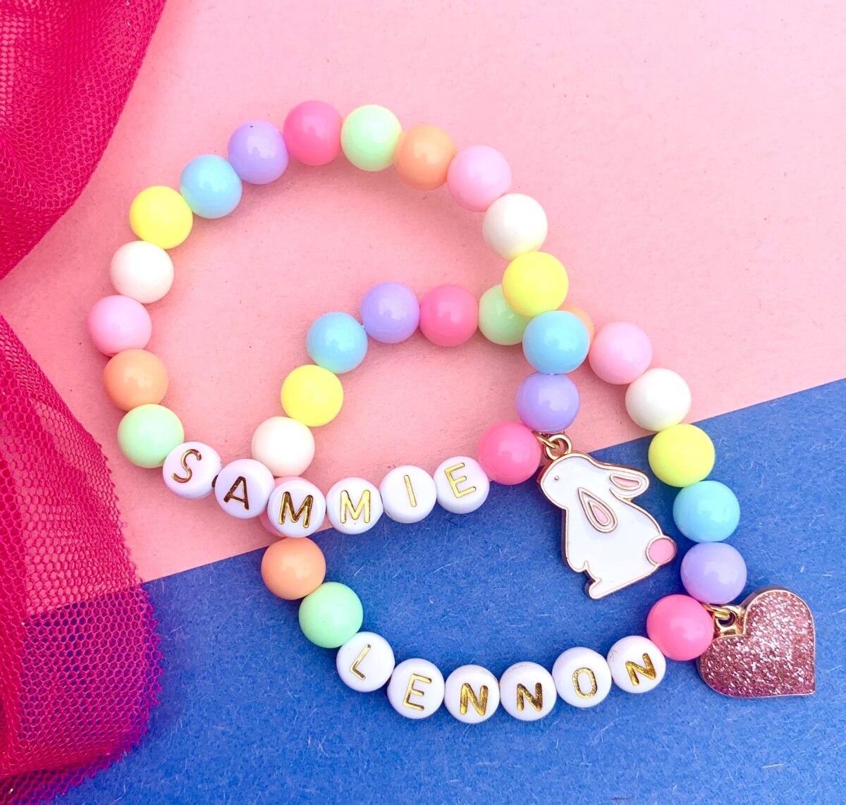 Kids Easter Gift For Kids Easter Outfit Basket Stuffer Toddler Gifts Jewelry Name Bracelet Birthday Girl