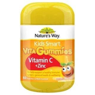 Kids Smart Vita Gummies Vitamin C + Zinc 60 pastilles