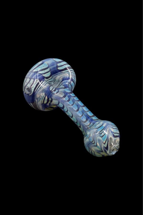 LA Pipes Candy Swirl Glass Spoon Pipe