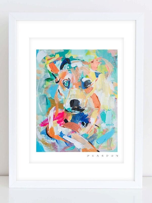 Lab Mix Painting Print - D028