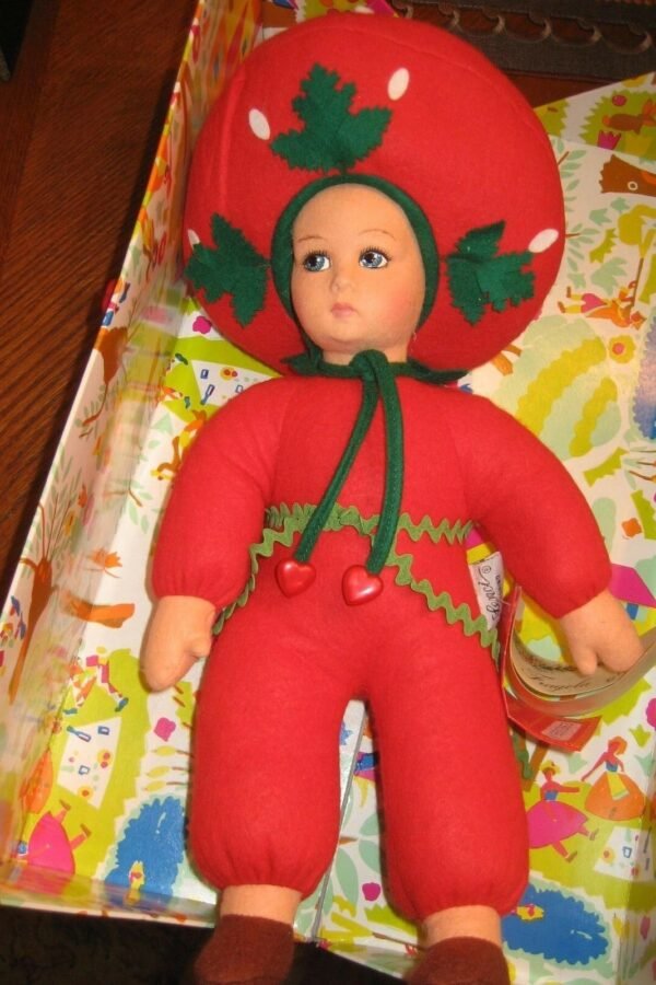 Lenci Doll-Bambola "Fragola" Original Box-Certificate Of Authenticity Is Handpainted All Papers Included With Orginal Box
