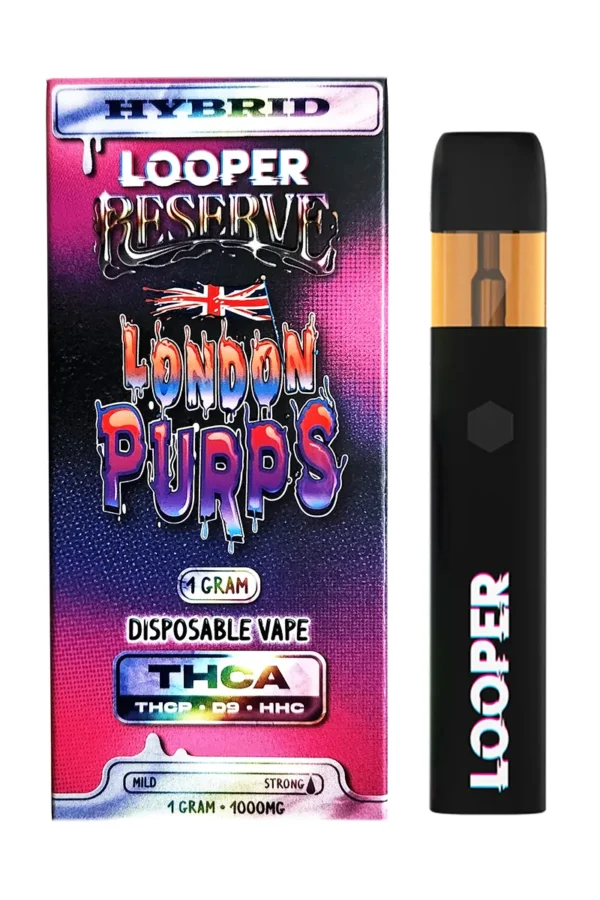 London Purps Looper Reserve THCA Disposable 1G