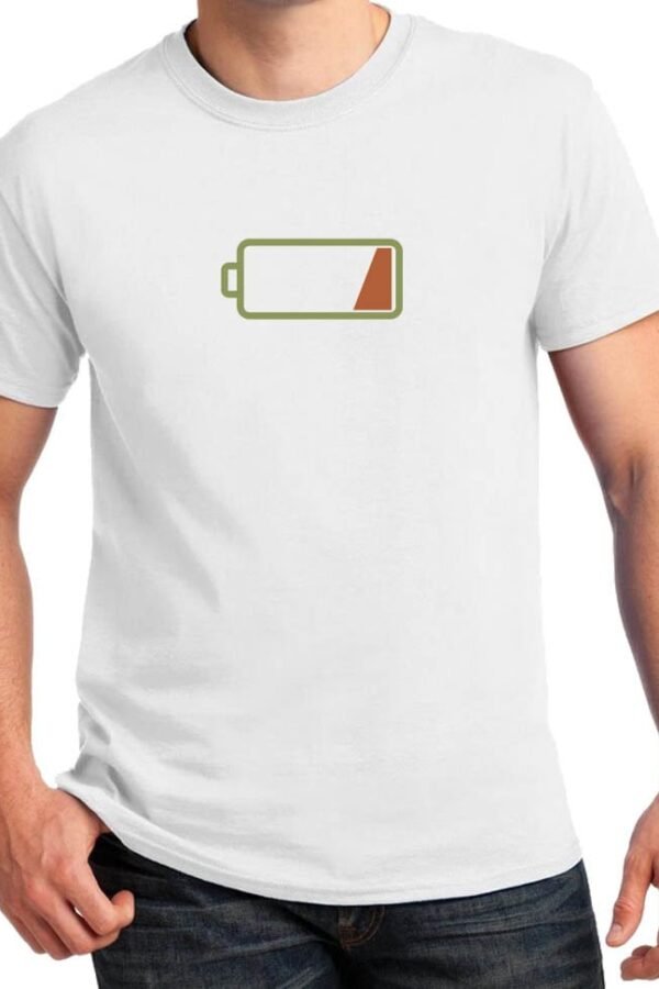 Low Battery T-Shirt Silicon Valley Geek T-Shirts Adult S-4xl
