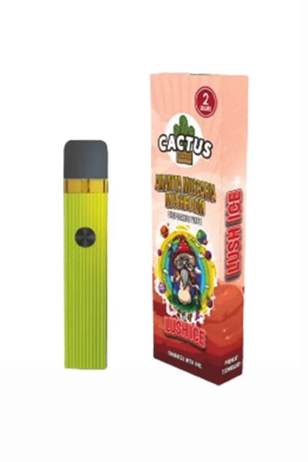 Lush Ice Cactus Labs Amanita Muscaria Mushroom Vape Enhanced With HHC 2G