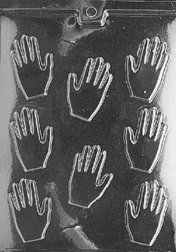 M022 Small Hand Chocolate Candy Soap Mold