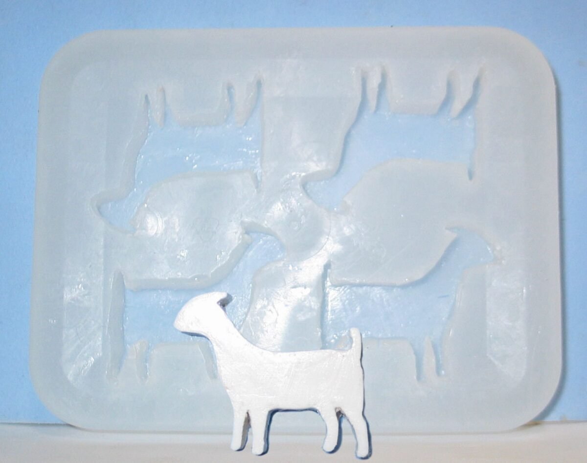 Made To Order Custom Food Safe Silicone Candy Molds - Boer Goat